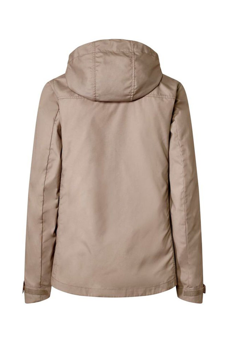 Tchibo جاكيت رياضي نسائي مناسب في الهواء الطلق، بيج - Image 3